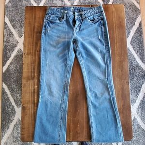 Massimo Womens Curvy Fit Boot Cut Jeans 2L